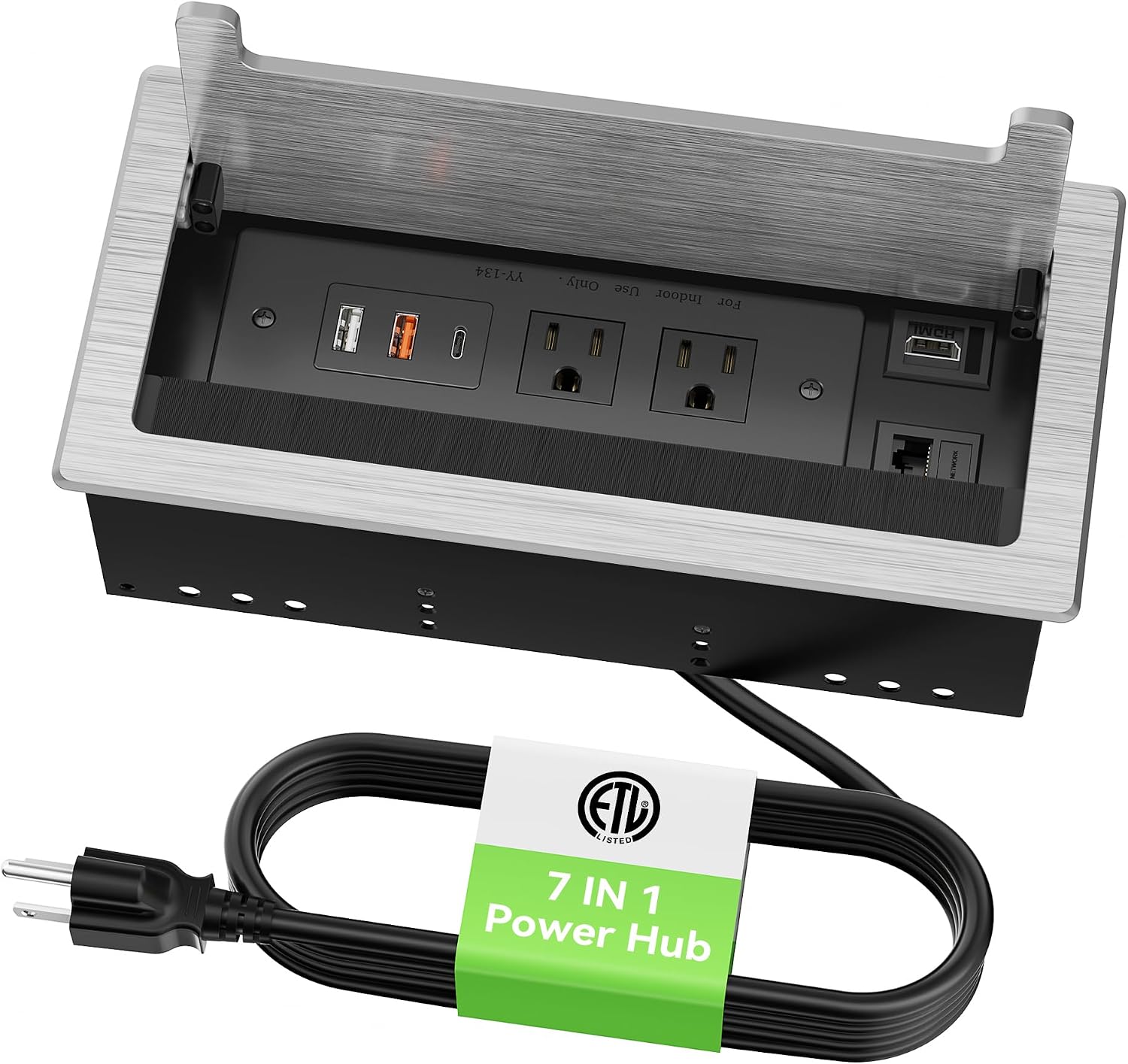 7-in-1 Conference Table Power Hub