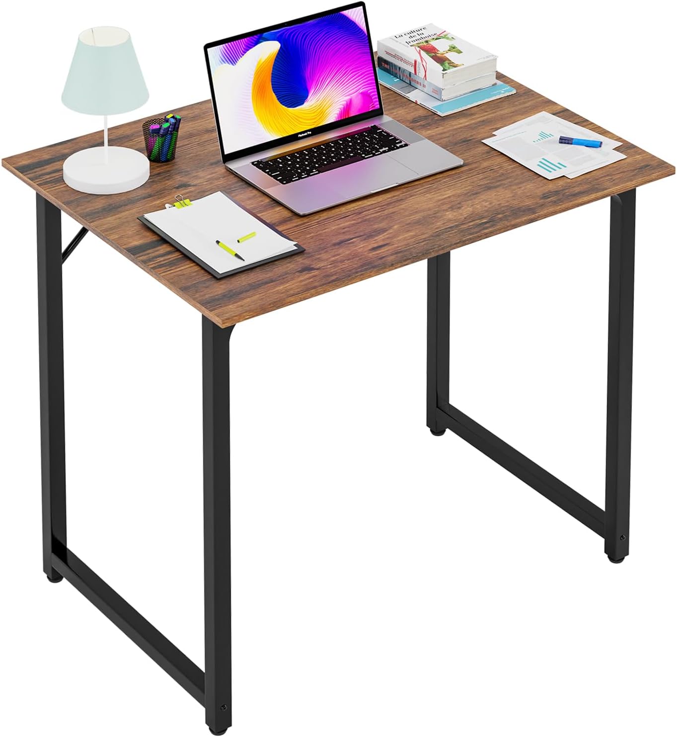 Rustic Brown Home Office Desk